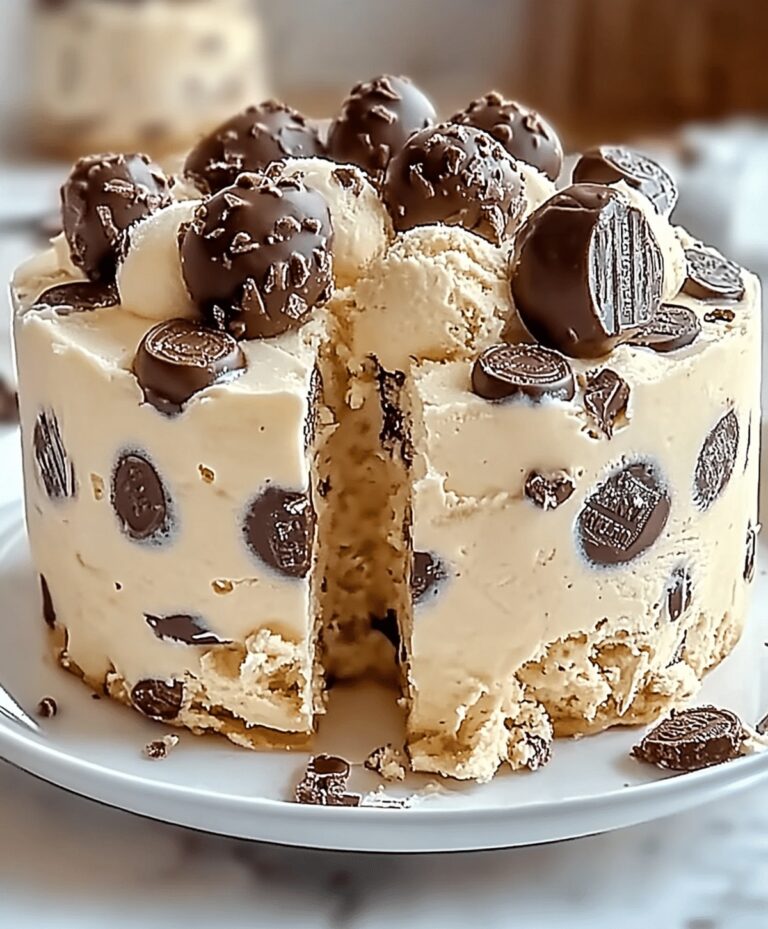 Cookie Dough Snikers & Reeses Ice Cream Recipe