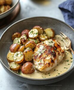 Chicken And Potatoes With Dijon Cream Sauce Recipe