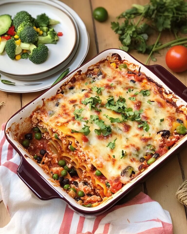 Veggie Mexican Lasagna Recipe