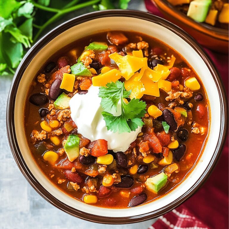 Slow Cooker Turkey Chili Recipe