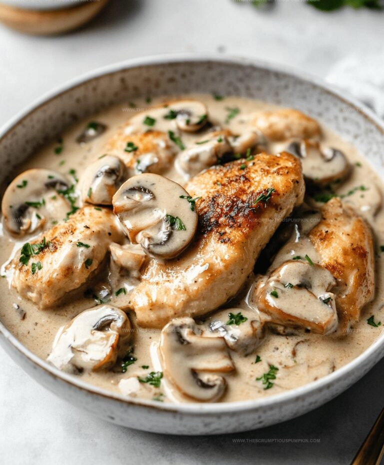 Creamy Mushroom Chicken Recipe