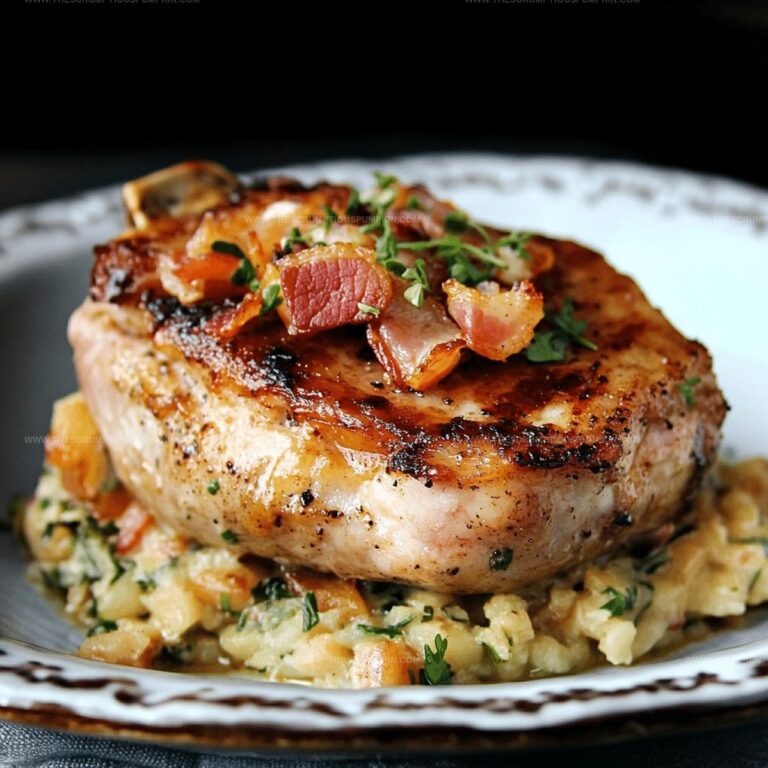 Jam-packed Pork Chops Stuffed with Smoked Gouda and Bacon Recipe