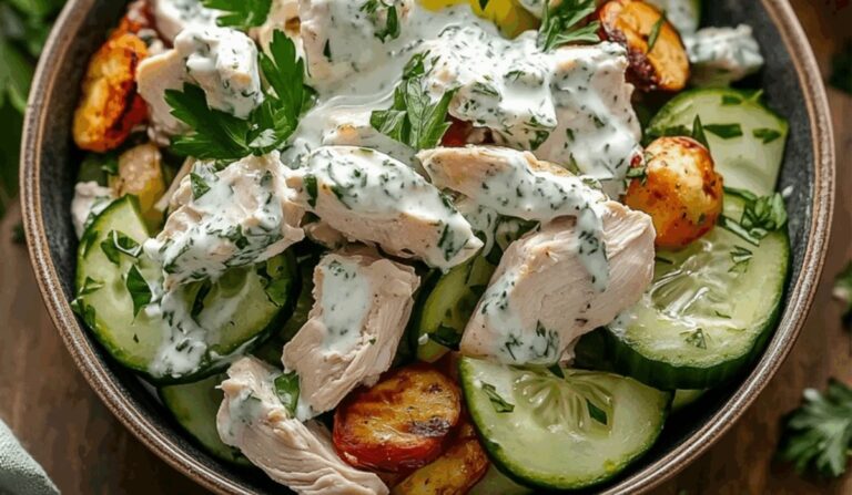 Cool Tzatziki Chicken Salad Recipe