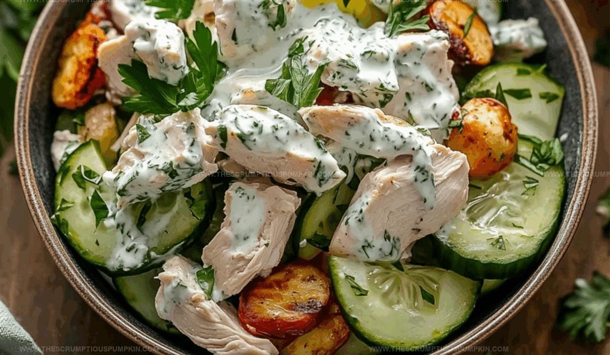 Cool Tzatziki Chicken Salad Recipe