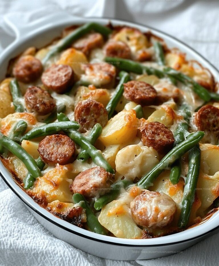 Sausage Green Bean Potato Casserole Recipe