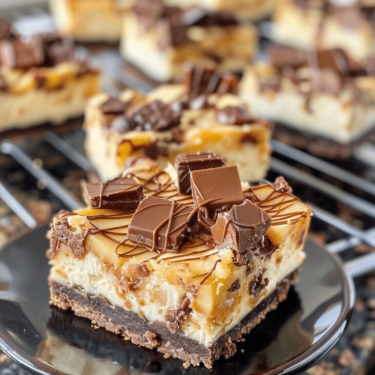 Rolo Cheesecake Bars Recipe