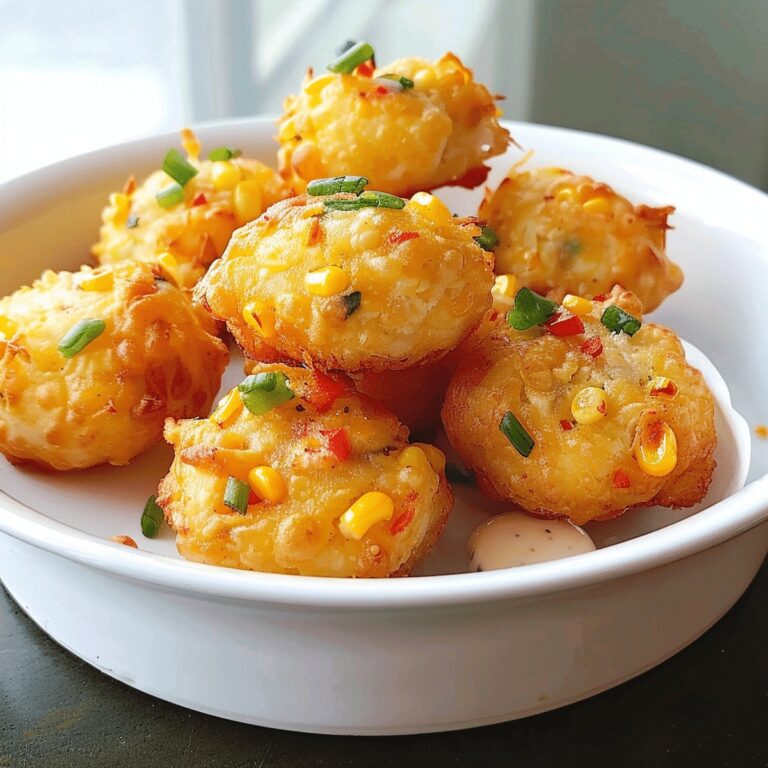 Sweet Corn Crab Puffs Recipe