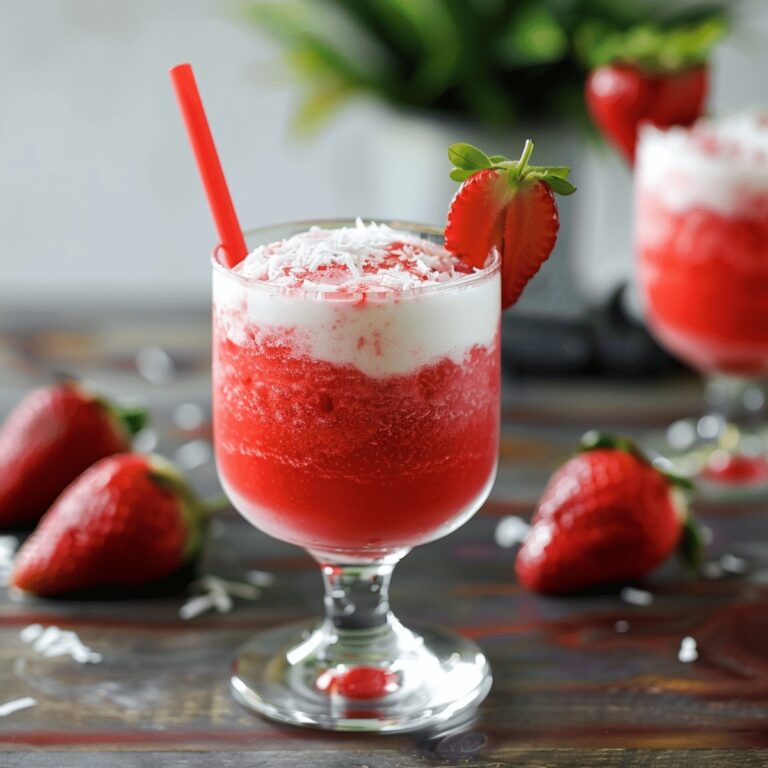 Strawberry Coconut Daiquiri Recipe
