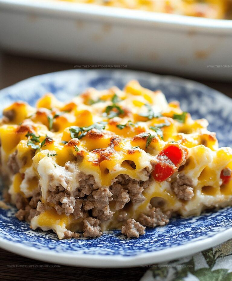 Easy Hamburger Supreme Casserole Recipe