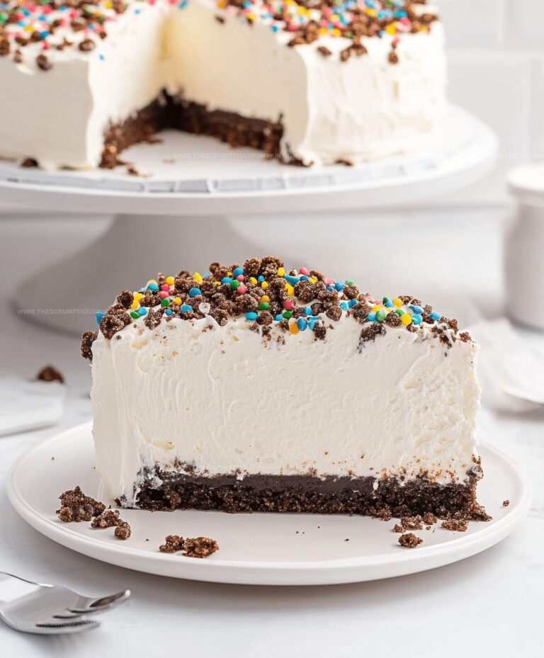 Ice Cream Cake With Cookie Crunch Recipe