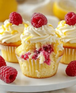 Raspberry Lemon Heaven Cupcakes Recipe