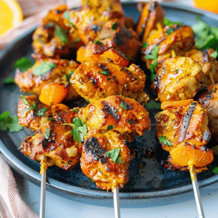 Curried Apricot Chicken Sosaties Recipe