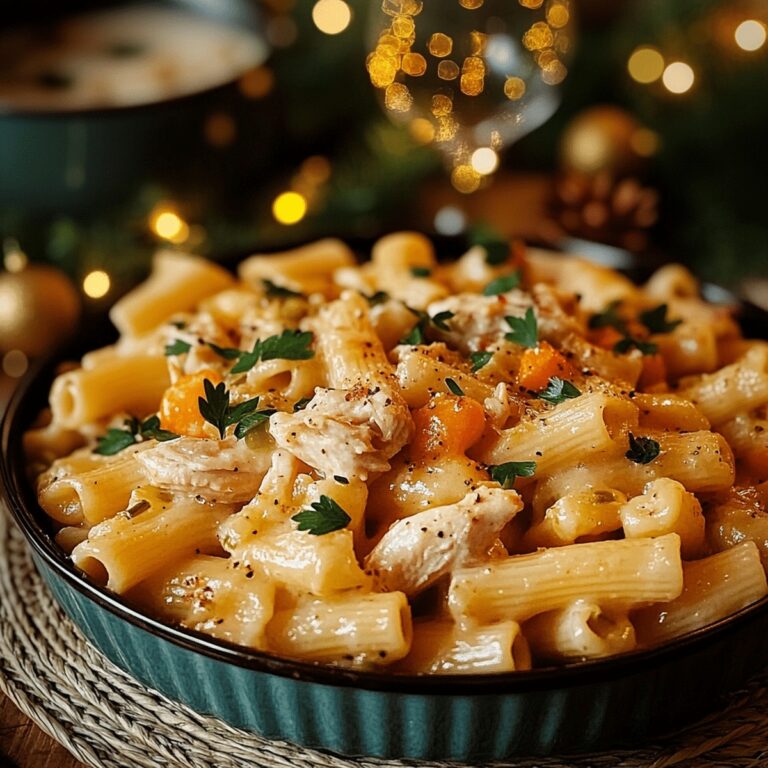 Nostalgic Chicken Pot Pie Pasta Recipe