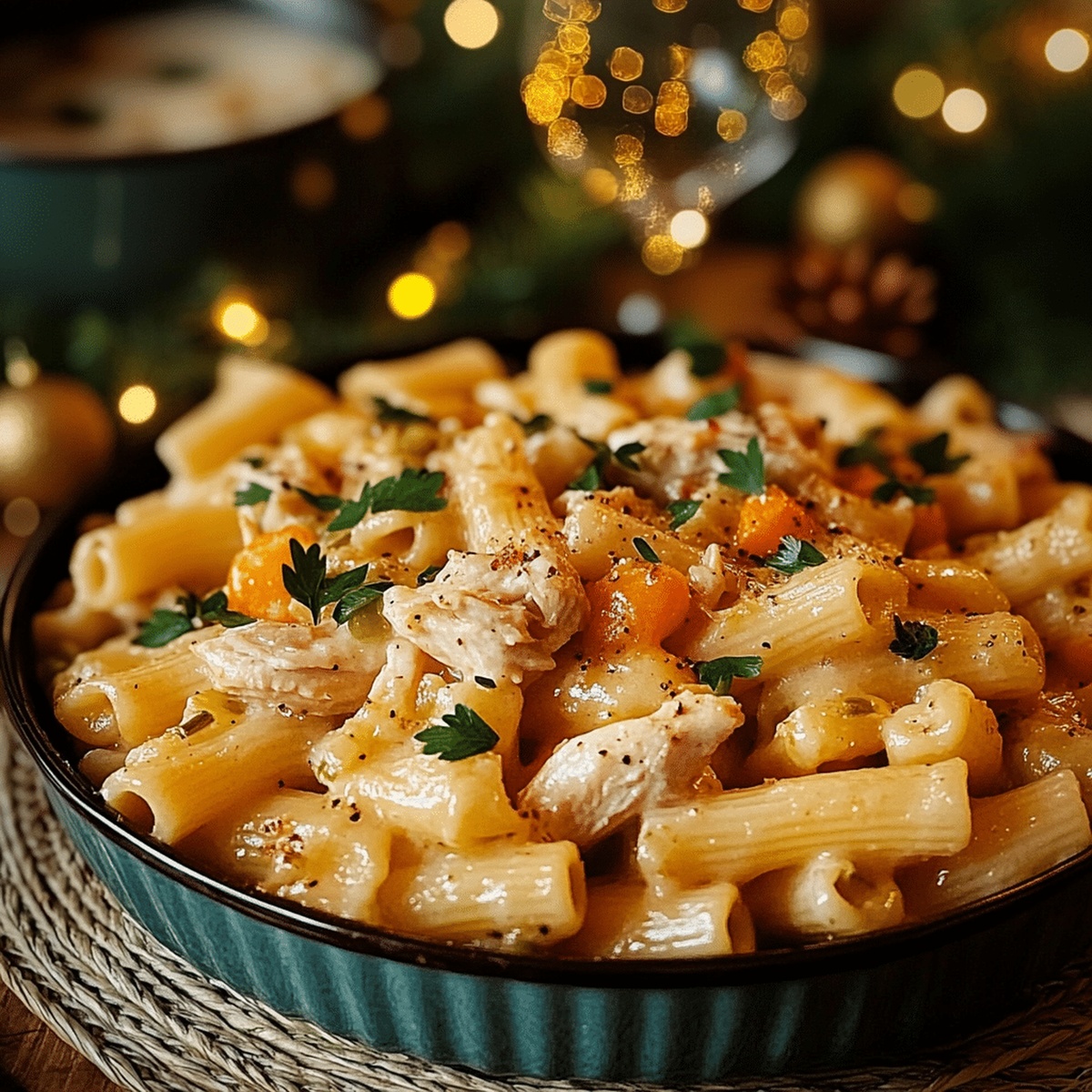 Nostalgic Chicken Pot Pie Pasta Recipe