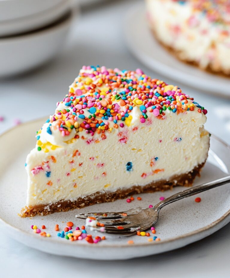 Confetti Sprinkle Cheesecake Recipe