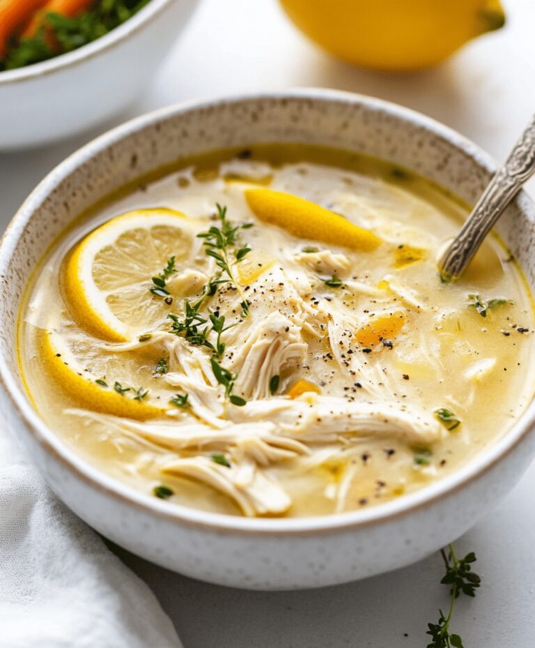 Lemon Chicken Soup Recipe