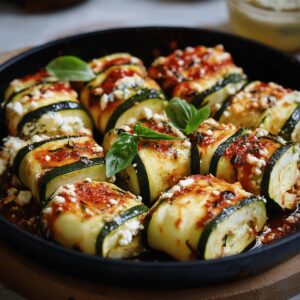 Zucchini Ricotta Rolls Recipe