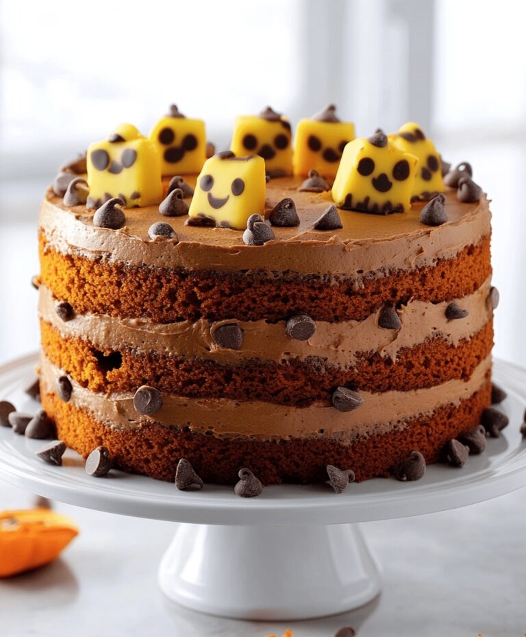 Pumpkin Chocolate Chip Layer Cake Recipe