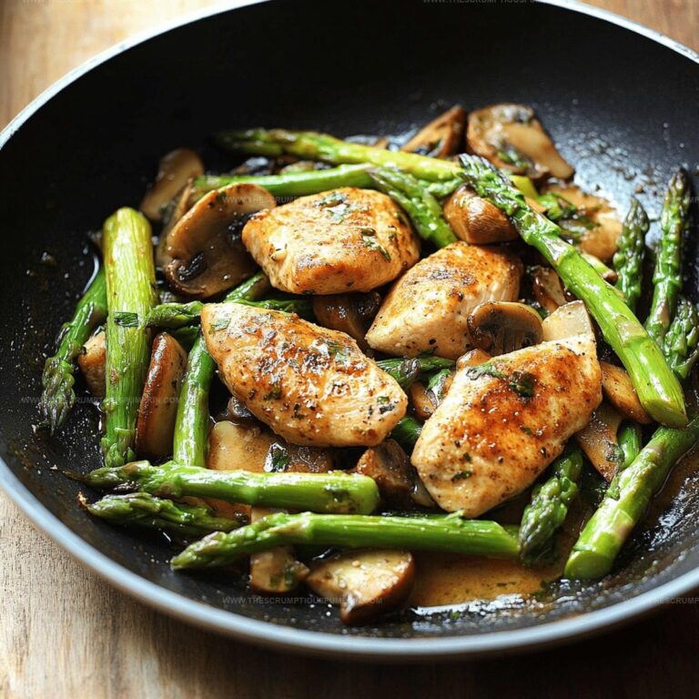 Chicken Asparagus And Mushroom Skillet Recipe