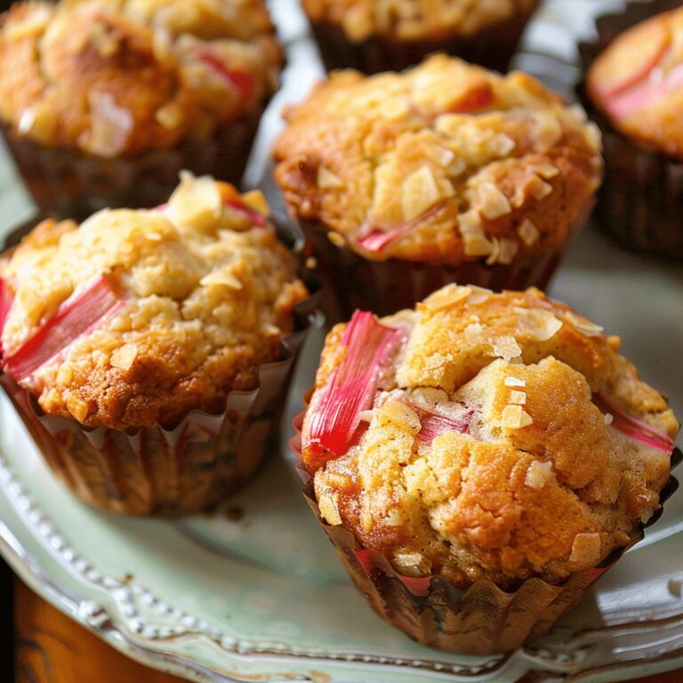 Rhubarb Muffins Recipe