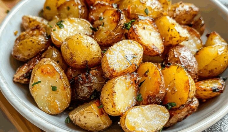 Garlic Butter Roasted Potatoes Recipe