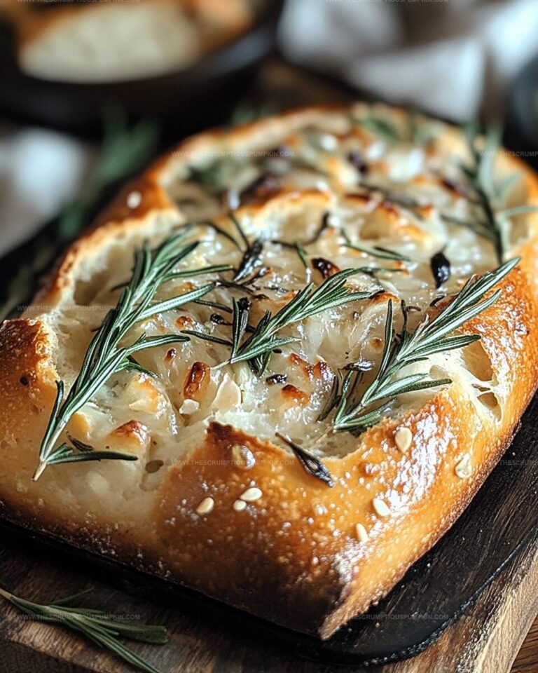 Artisan Rosemary and Garlic Crusty Bread Recipe
