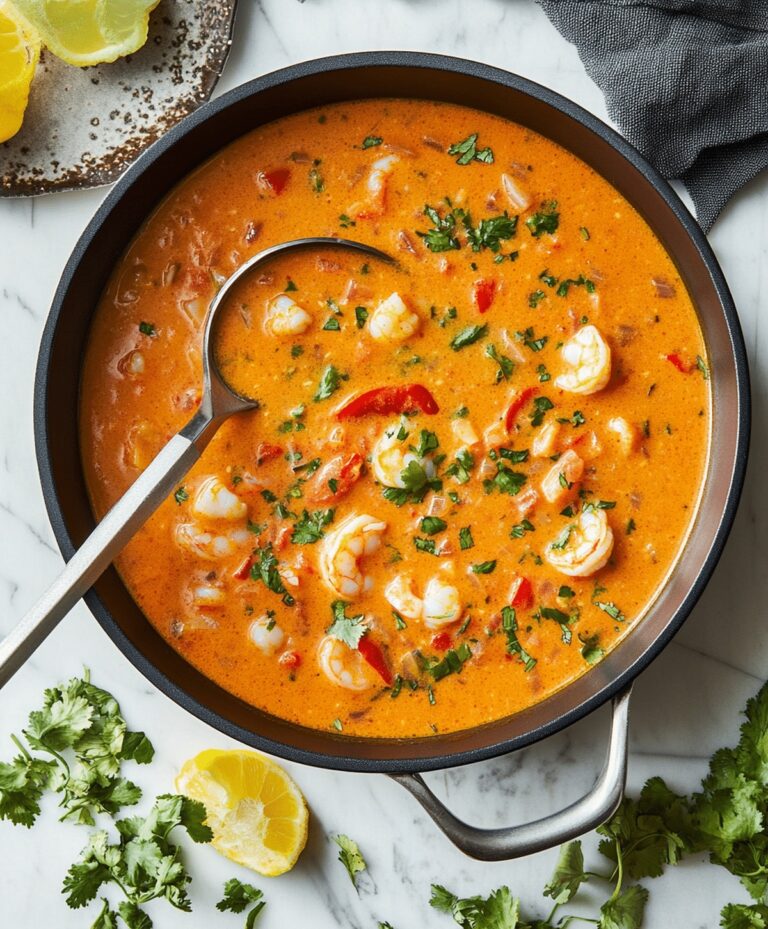 Quick And Spicy Shrimp Soup Recipe