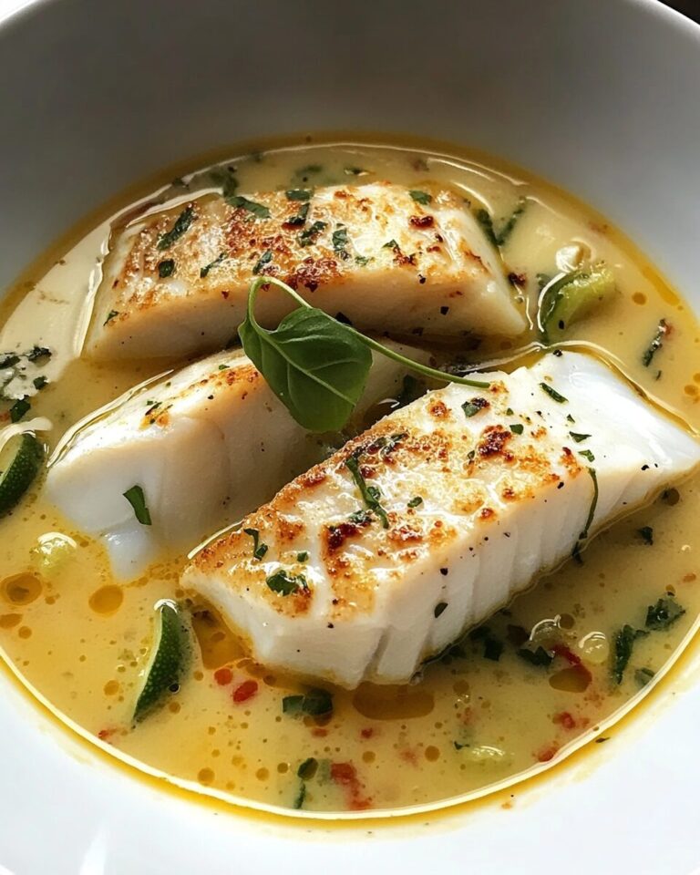Creamy Coconut Lime Fish Soup with Fragrant Spices Recipe