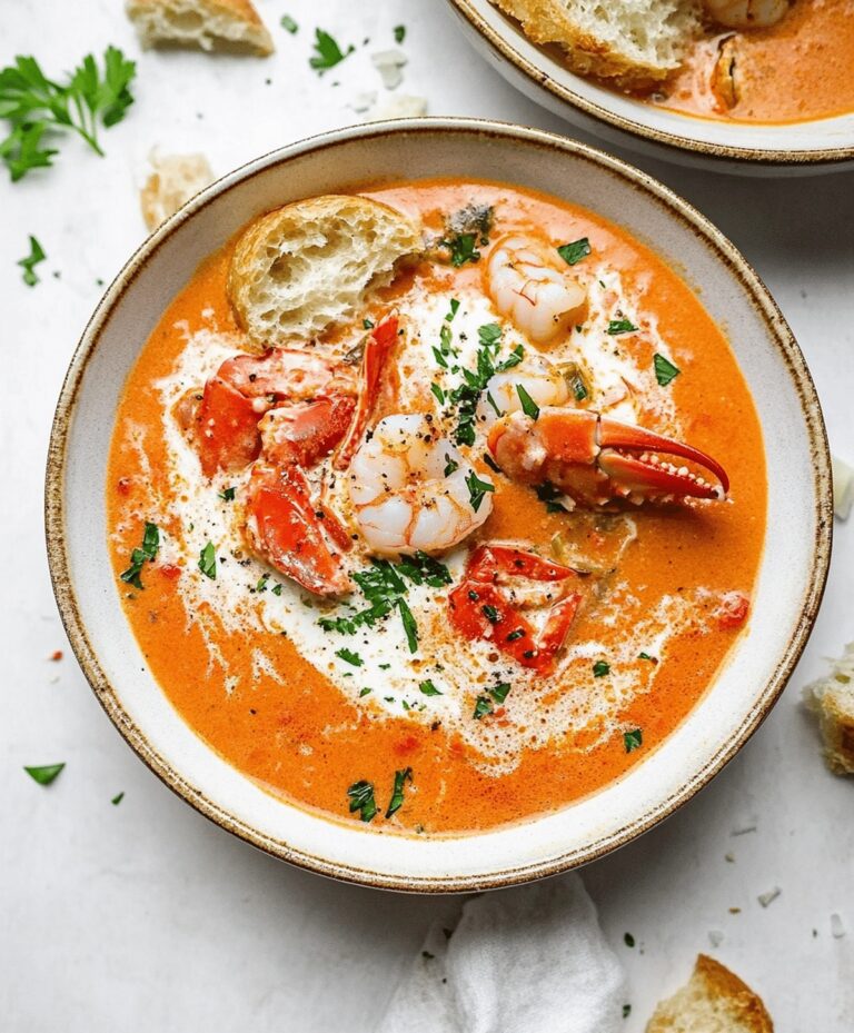 Crab And Shrimp Seafood Bisque Recipe
