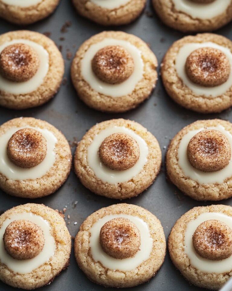 Eggnog Snickerdoodle Thumbprint Cookies Recipe