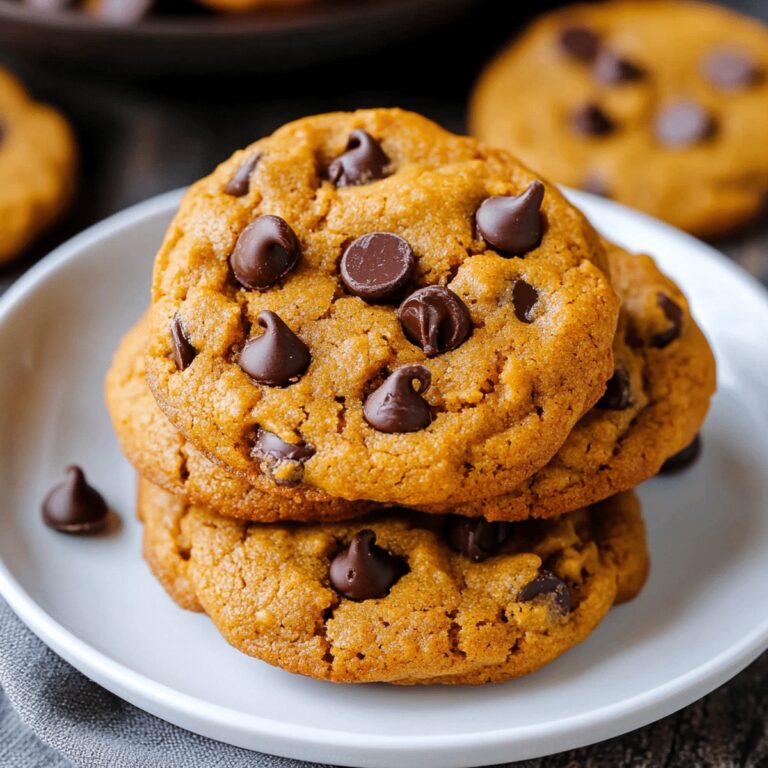 Chewy Pumpkin Chocolate Chip Cookies Recipe
