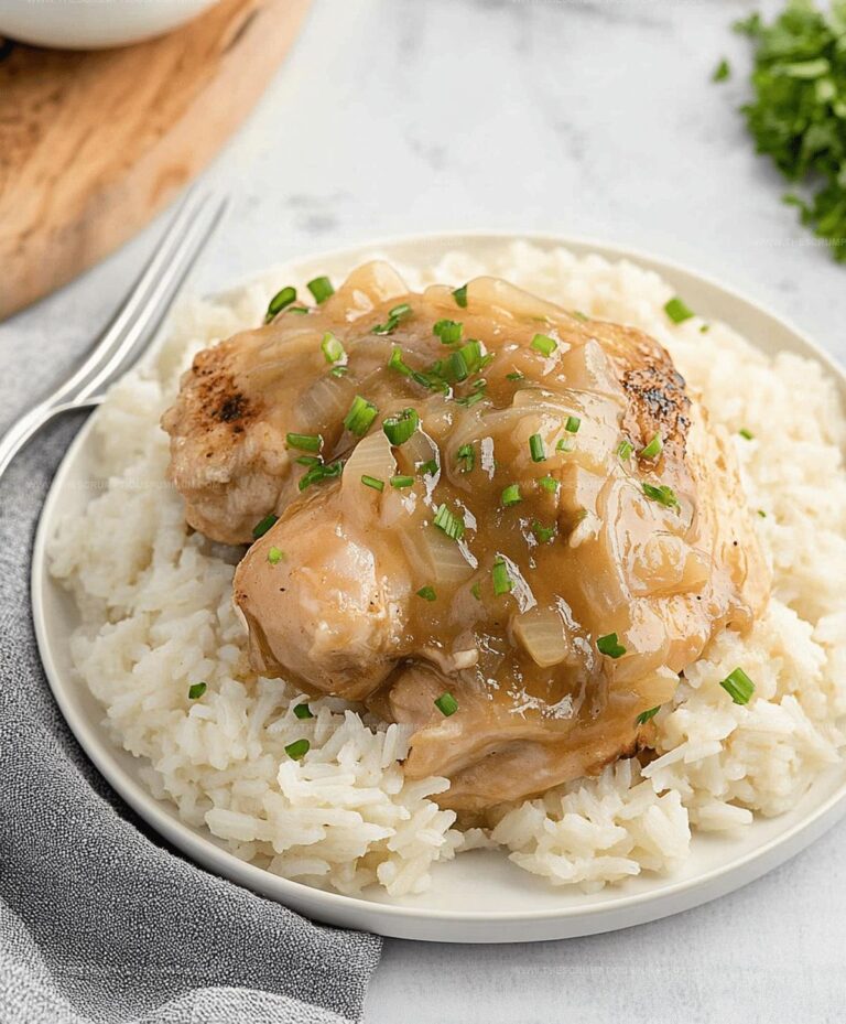 Smoky Smothered Chicken And Rice Recipe