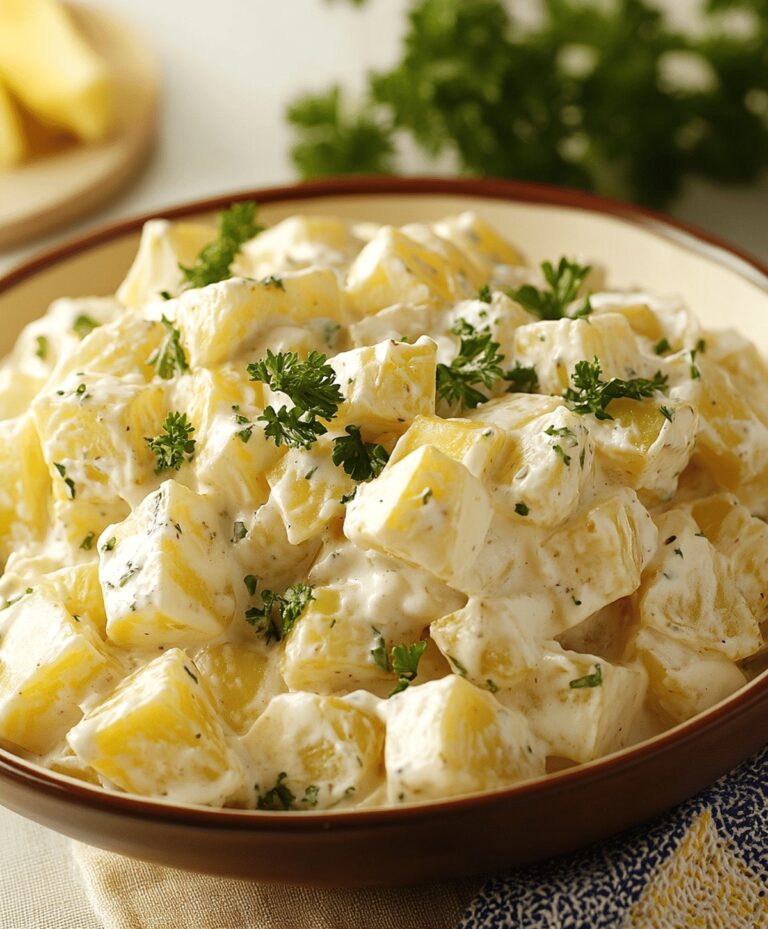 Cheesy Potato Salad Recipe