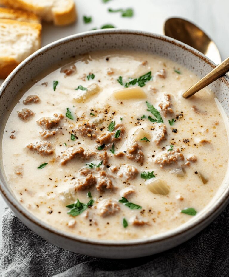 Creamy Italian Sausage Soup Recipe