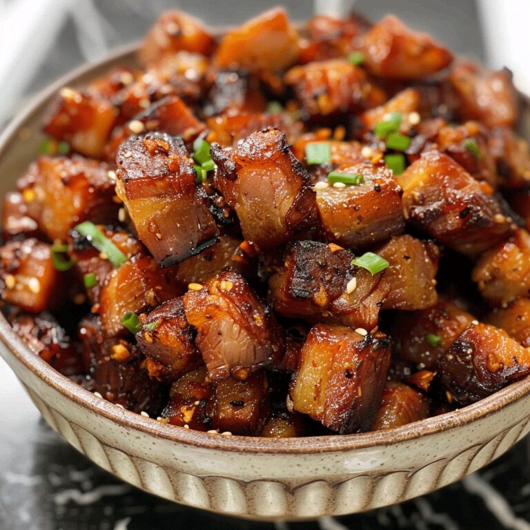 Air Fryer Pork Belly Bites Recipe