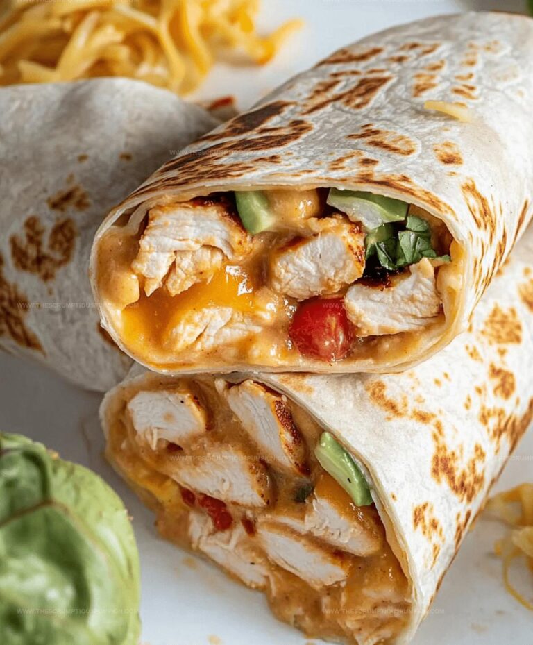 Delicious Chipotle Ranch Grilled Chicken Burrito Recipe