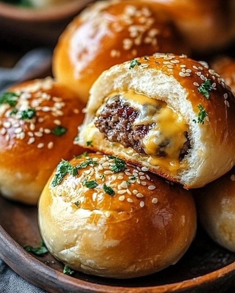 Savory Garlic-Parmesan Cheeseburger Bomb Delights Recipe