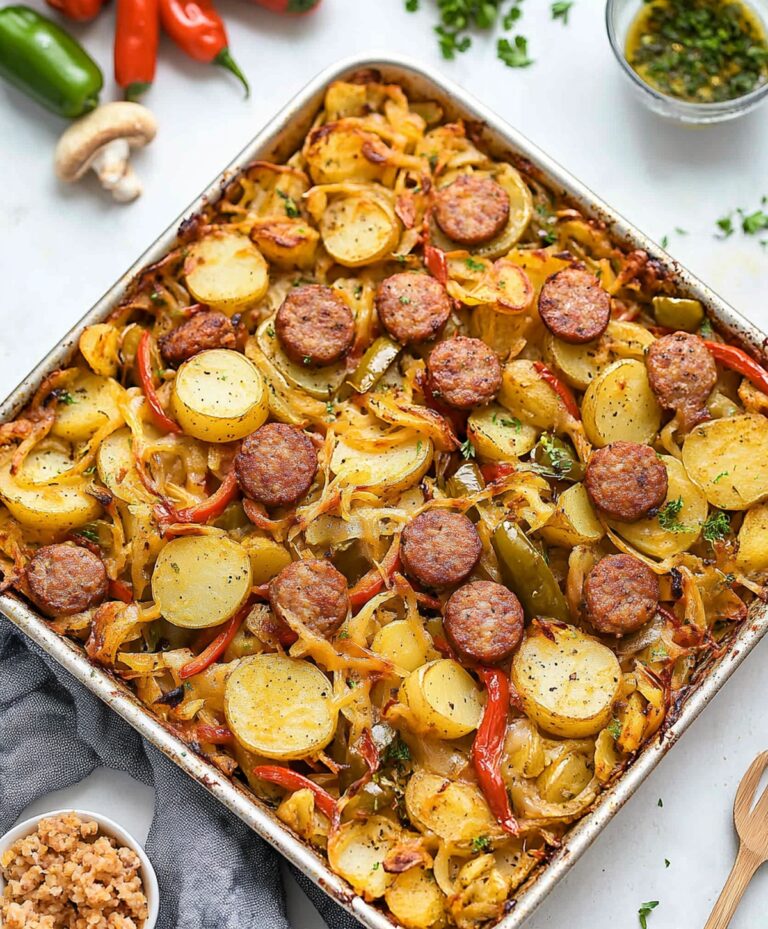 Potato, Pepper, And Sausage Bake Recipe