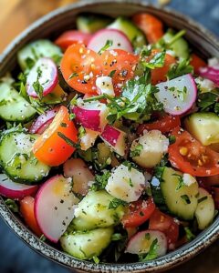 Fresh and Zesty Garden Salad Delight Recipe