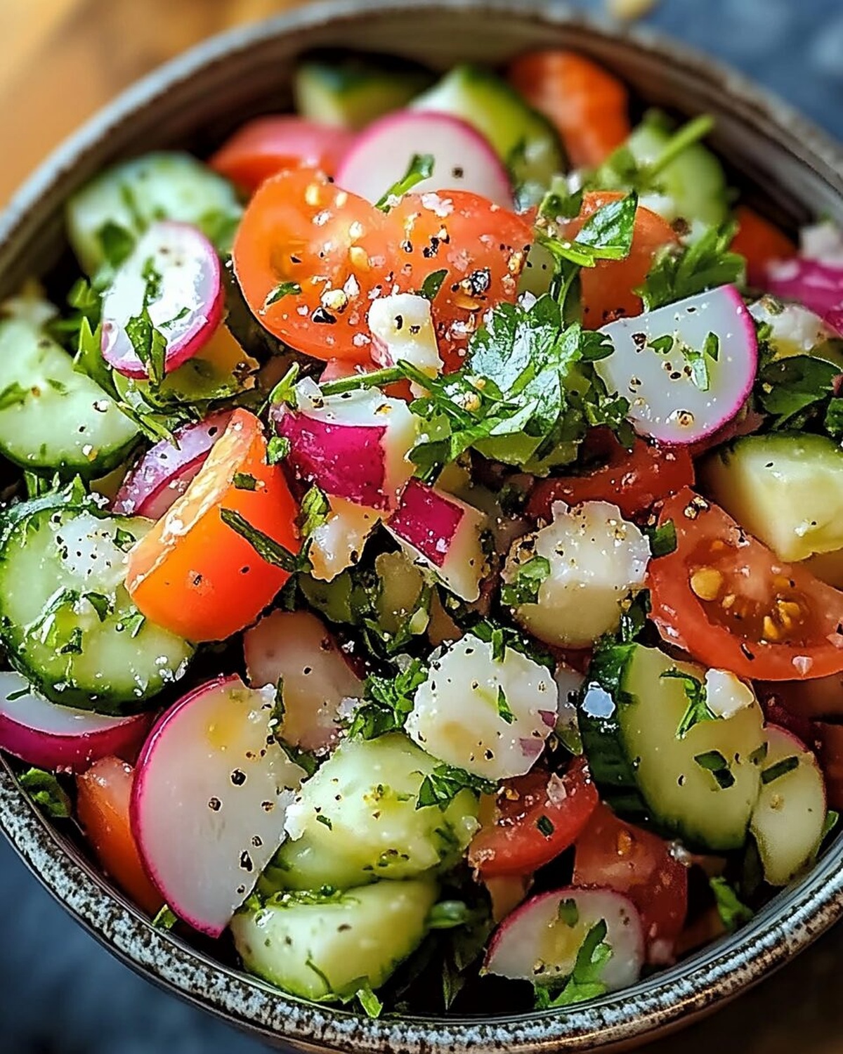 Fresh and Zesty Garden Salad Delight Recipe