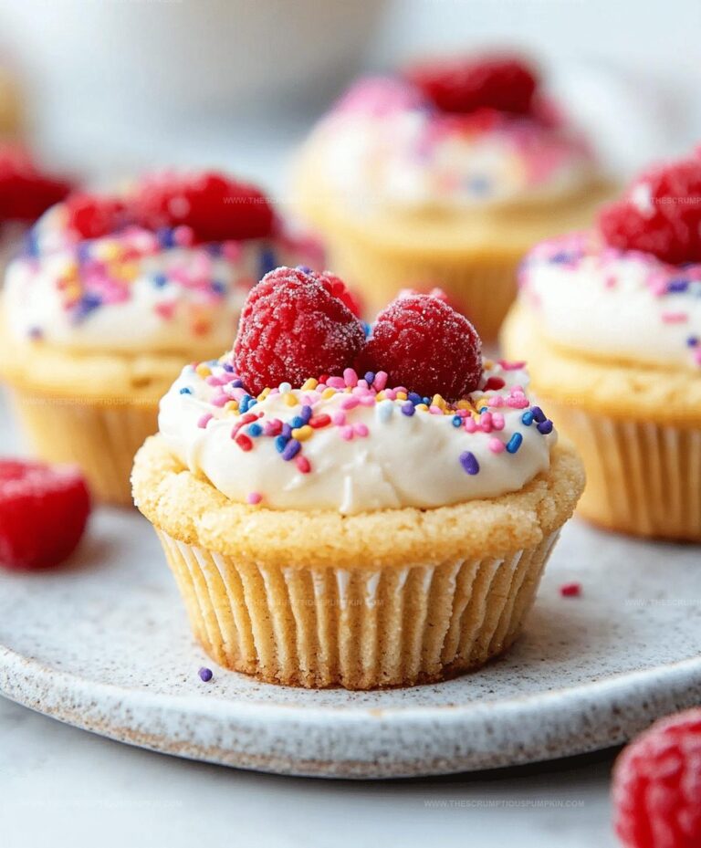 Sprinkle Cheesecake Cookie Cups Recipe