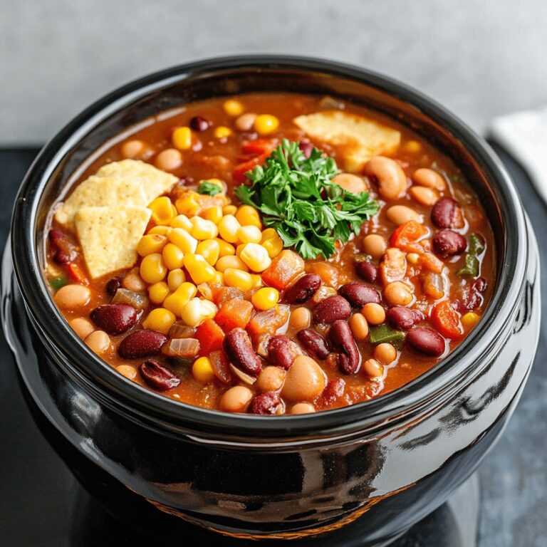 Easy Three Bean Chili Recipe