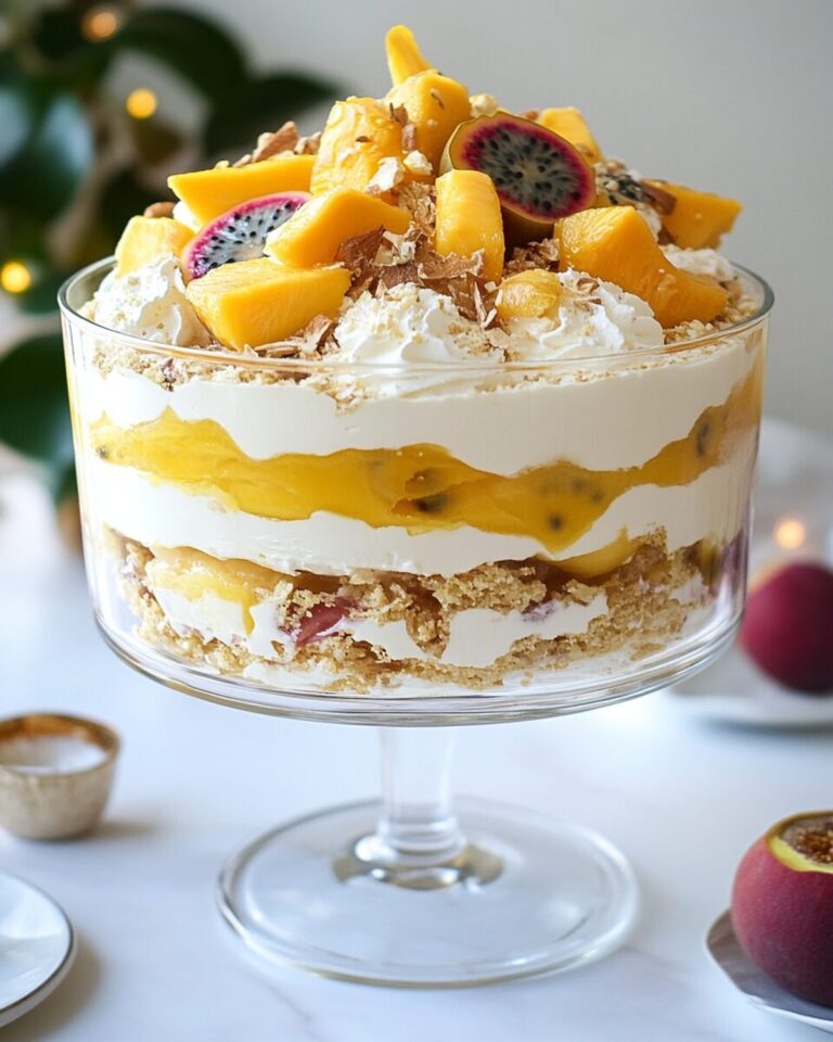 Lemon Mango Passionfruit Trifle Recipe