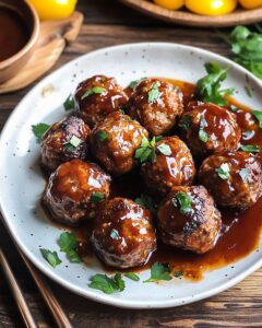 Honey BBQ Crockpot Meatballs Recipe