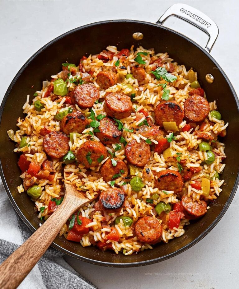 Cajun Sausage And Rice Skillet Recipe
