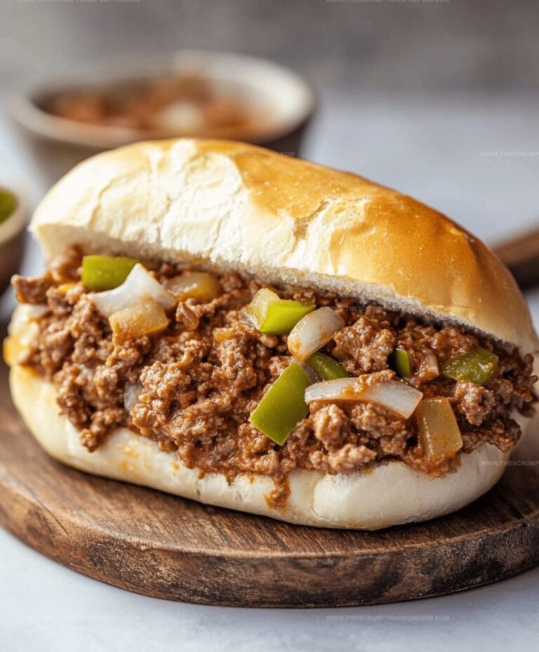 Tangy Philly Cheesesteak Sloppy Joes Recipe