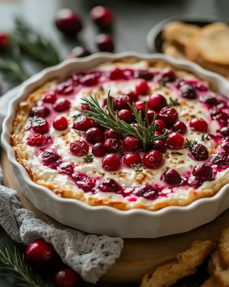Baked Cranberry Cream Cheese Dip Recipe
