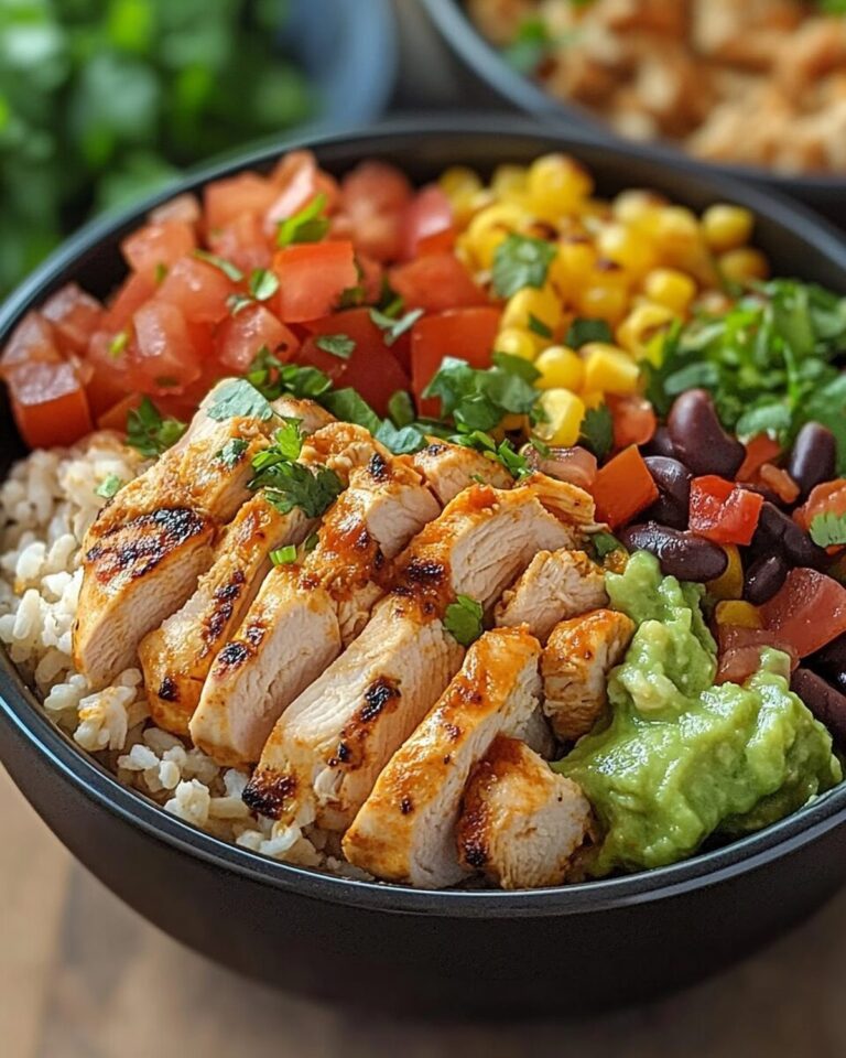 Zesty Chicken Burrito Bowl in a Single Pan Recipe