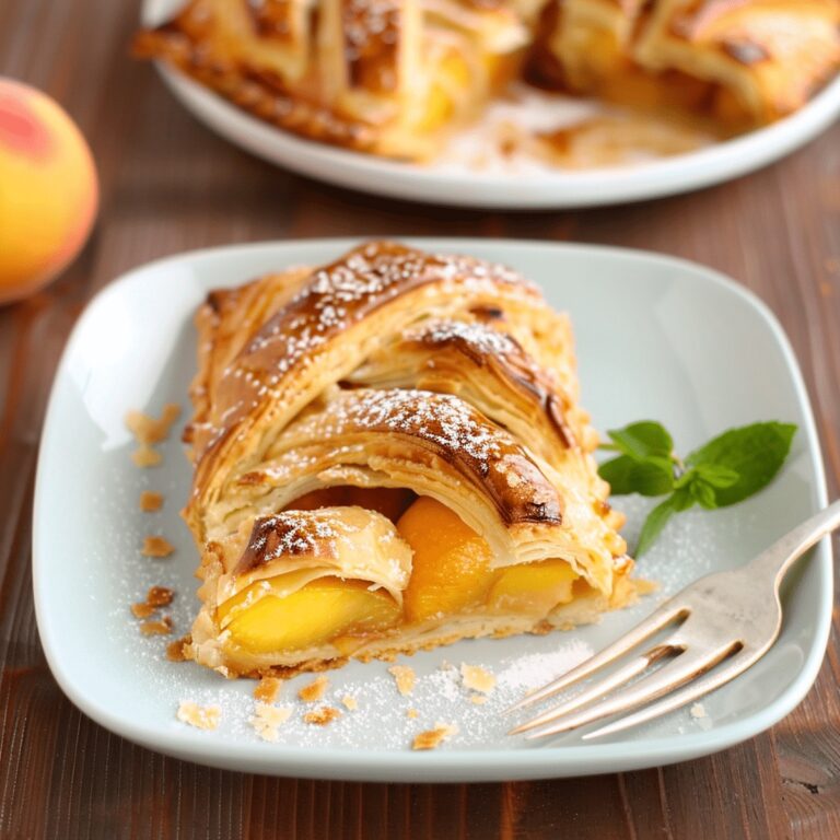 Peach Puff Pastry Recipe