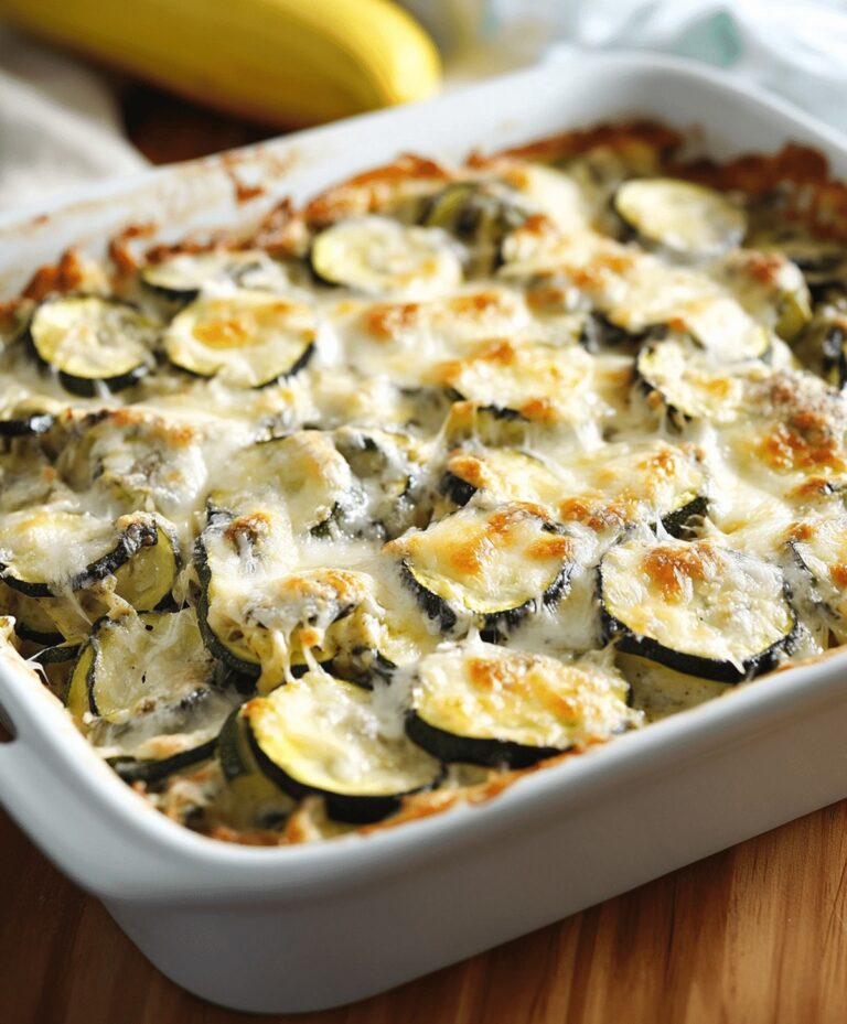 Cheesy Zucchini Casserole Recipe